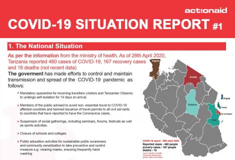 AATZ COVID-19 situation report 